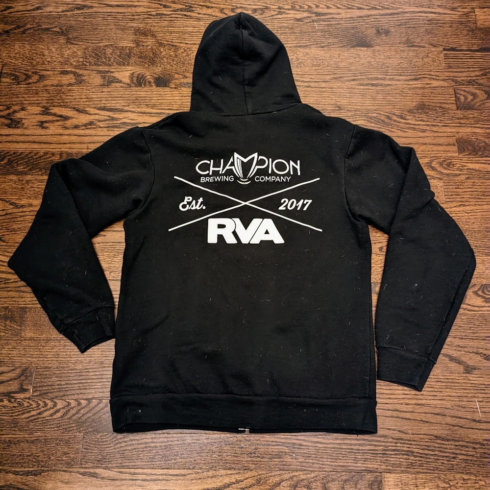 Large Champion Brewing Zip-Up Hoodie